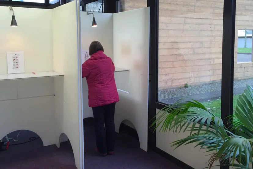 stembureau in stadhuis sittard