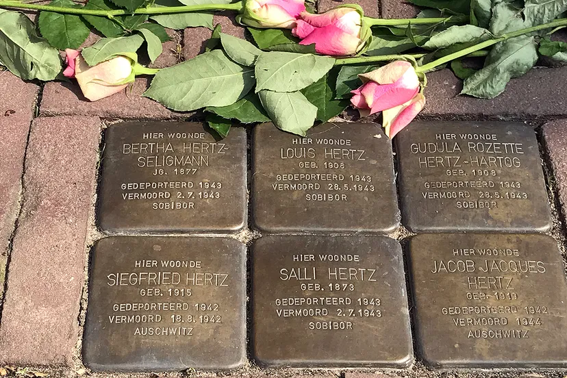 stolpersteine putstraat rozen sint rosaprocessie