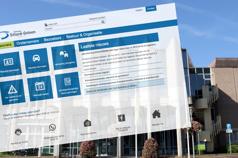 storing website gemeente formulieren online