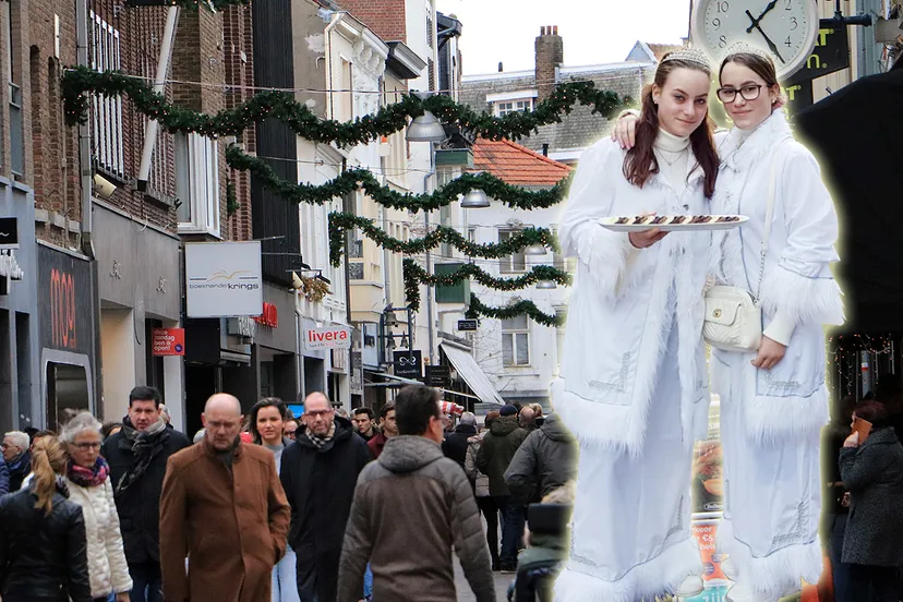 stralende ijsprinsesjes delen lekkers en goodiebags uit