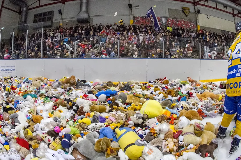 teddy bear toss eaters