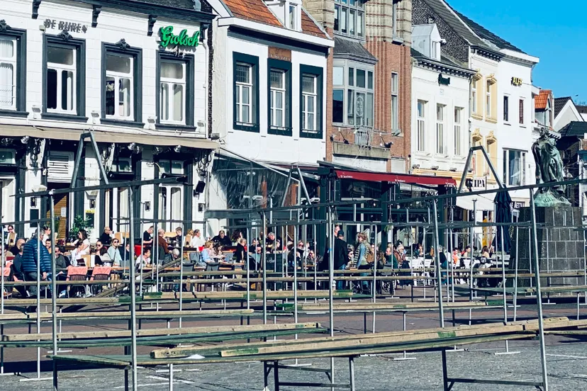terrassen markt daags voor sint joep 2022