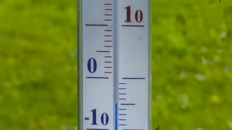 thermometer 5 graden vorst