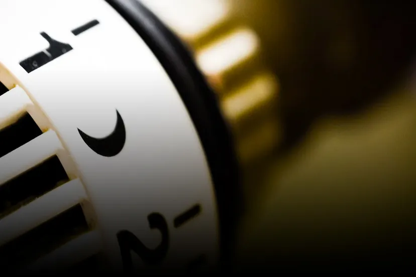 thermostaatkraan met verlooptint onderaan