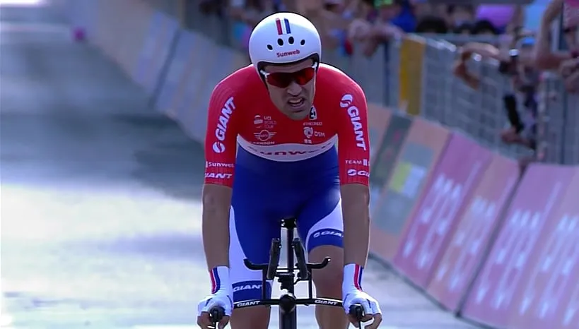 tom dumoulin wint eerste tijdrit giro 2017