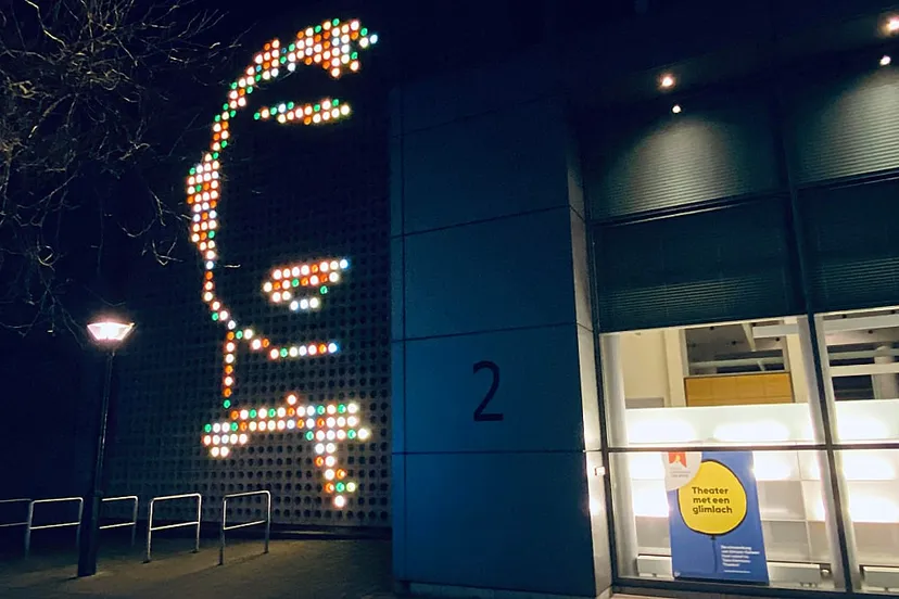 toon hermans zijgevel walramstraat