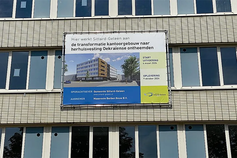 transformatie kantoor walram naar woonruimte oekrainers