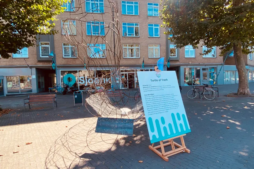 trutle of trash bij sjoenk in geleen