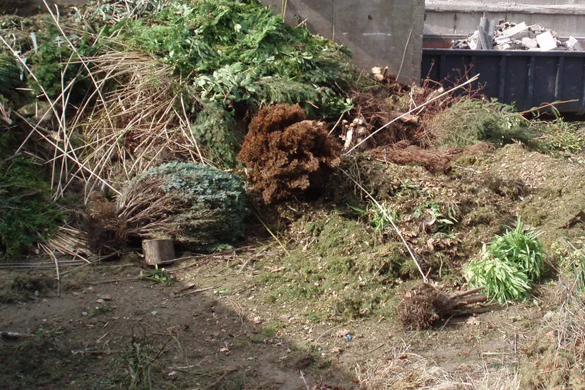 tuinafval naar milieupark