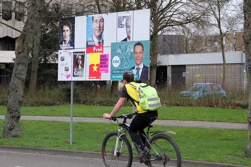 tweede kamer verkiezingen 2017 aanplakbiljetten