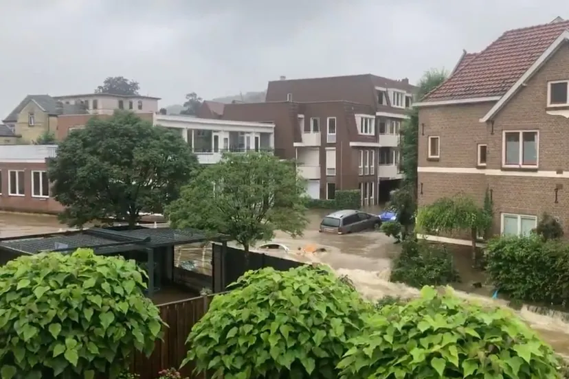 valkenburg overstroomd 15 juli 2021