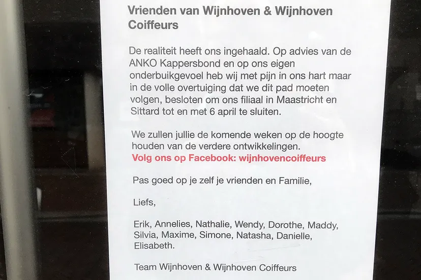 van wijnhoven anko kappers dicht