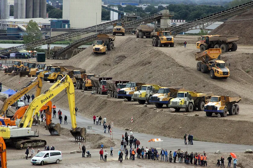 veel publiek op grensmaasdag 1