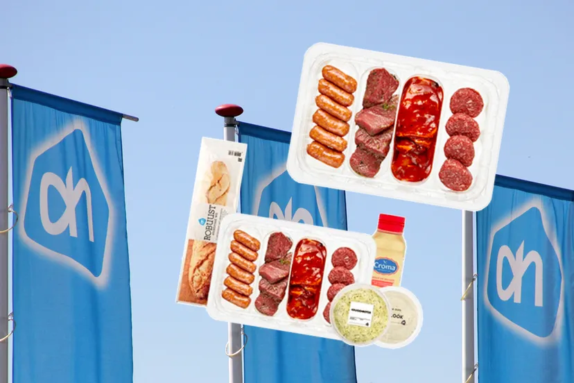 veiligheidswaarschuwing gourmetschotel en gourmetpakket vlaggen albert heijn ah