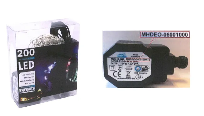 veiligheidswaarschuwing onveilige adapter