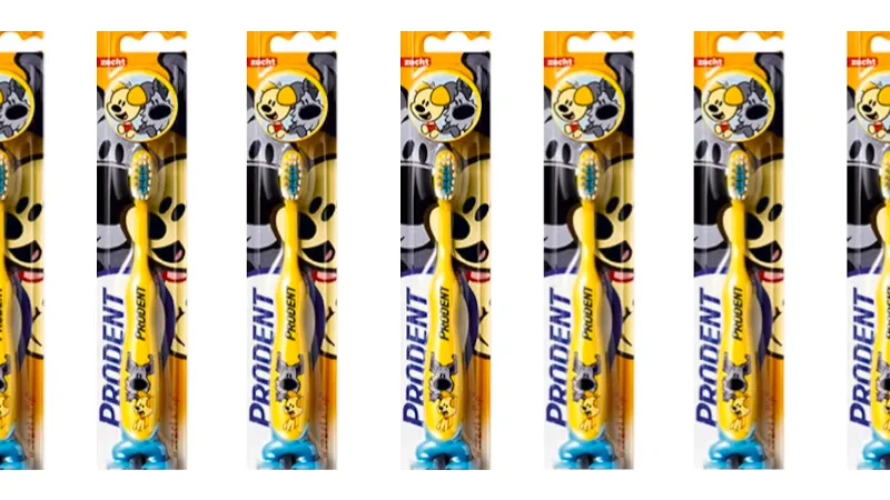veiligheidswaarschuwing prodent tandenborstel woezel en pip