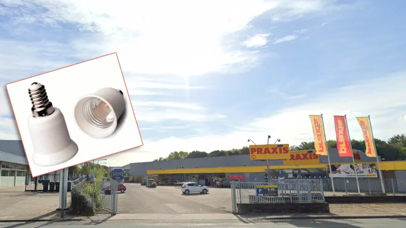 veiligheidswaarschuwing verloopfitting praxis