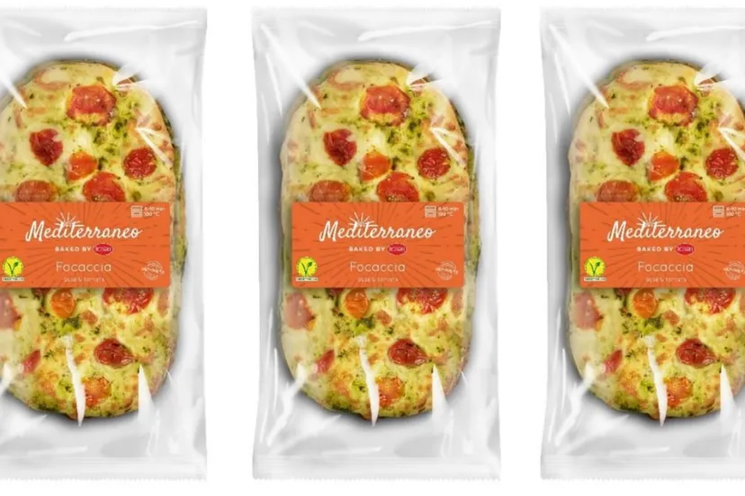 veiligheidswaarschuwing voor focaccia