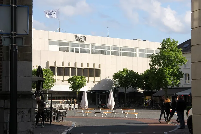 vend sittard gezien vanaf de oude markt