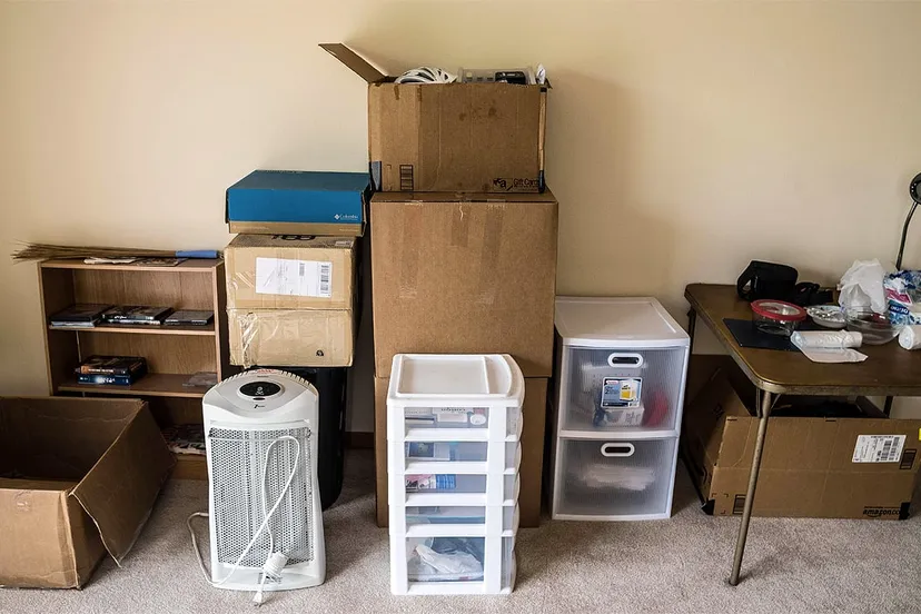 verhuizen dozen inwonend kind