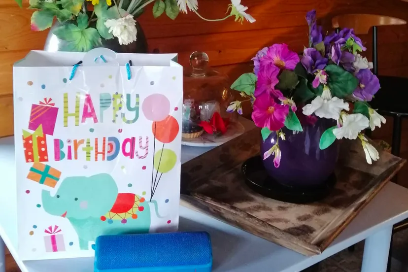 verjaardag vieren bij glanerbloempje