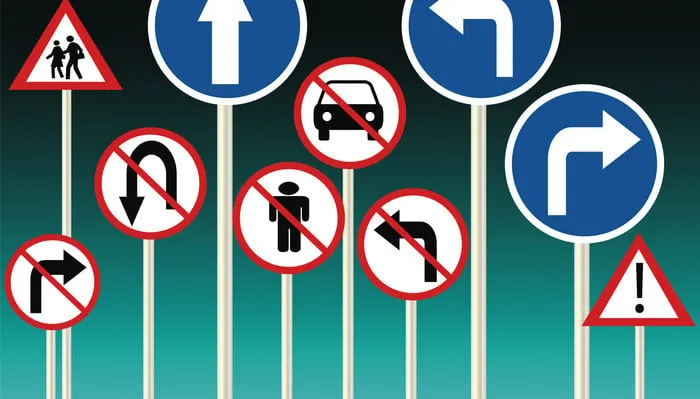 verkeersborden provincie