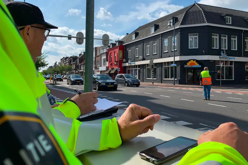 verkeersregelaars in opleiding