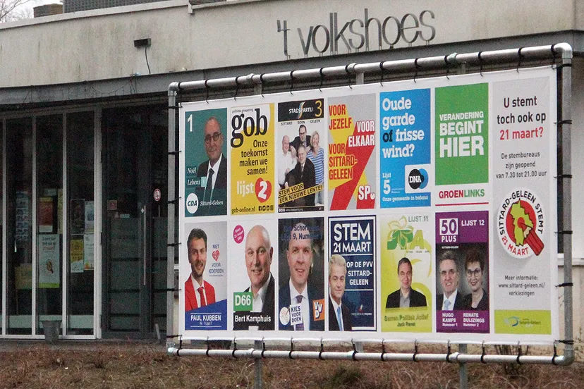 verkiezingen affiches volkshoes