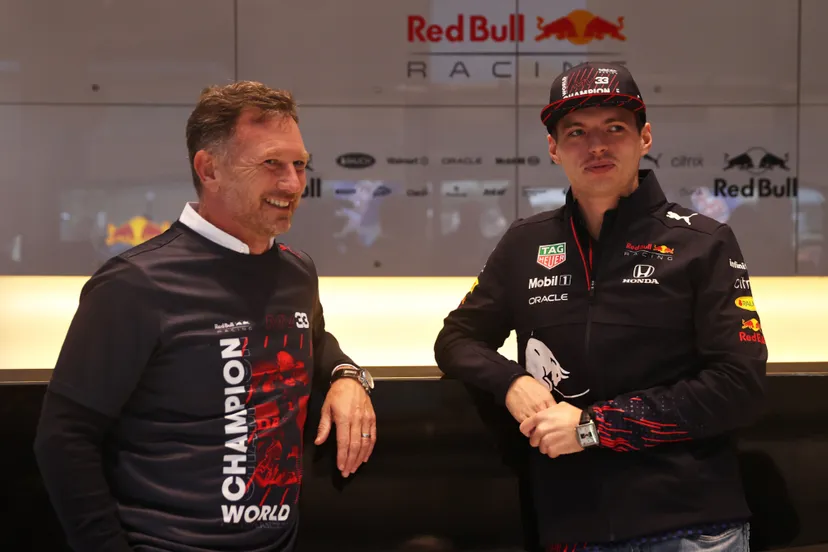 verstappen en horner red bull racing