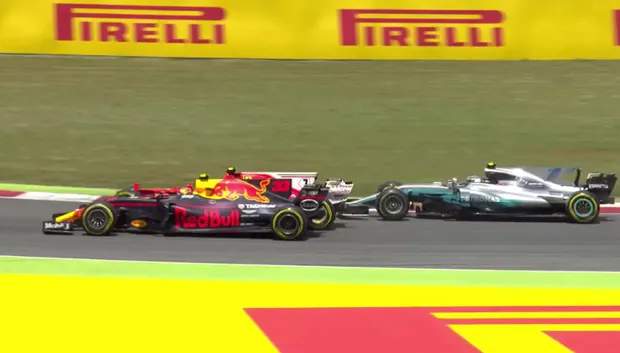 verstappen eraf in spanje