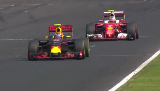 verstappen raikkonen hongarije 2016