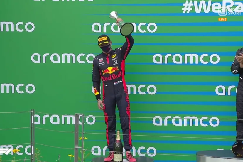 verstappen tweede in hongarije