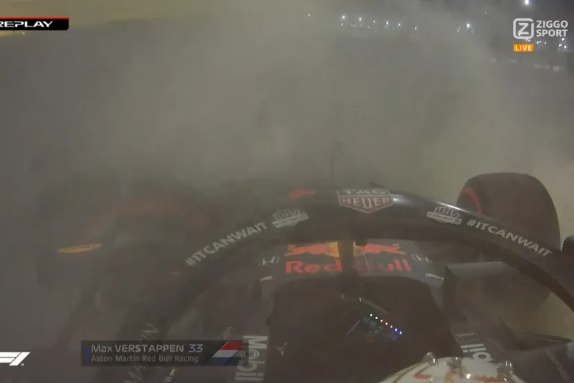verstappen valt uit in gp sakhir