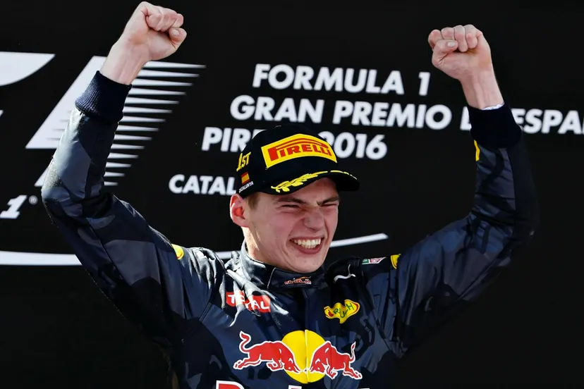verstappen winst bij debuut red bull mei 2016