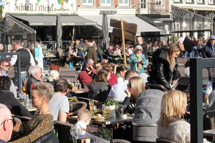 vol terras markt sittard op 16 februari 2019