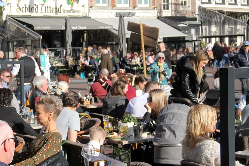 vol terras markt sittard op 16 februari 2019