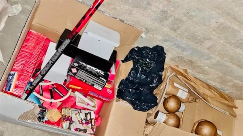 vondst illegaal vuurwerk in geleen