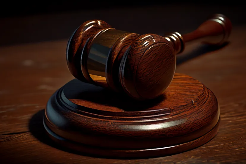 voorzittershamer op slagblok