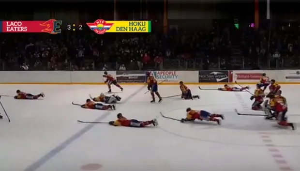 vreugde na bekerzege op hijs