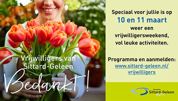 vrijwilligersweekend sittard geleen