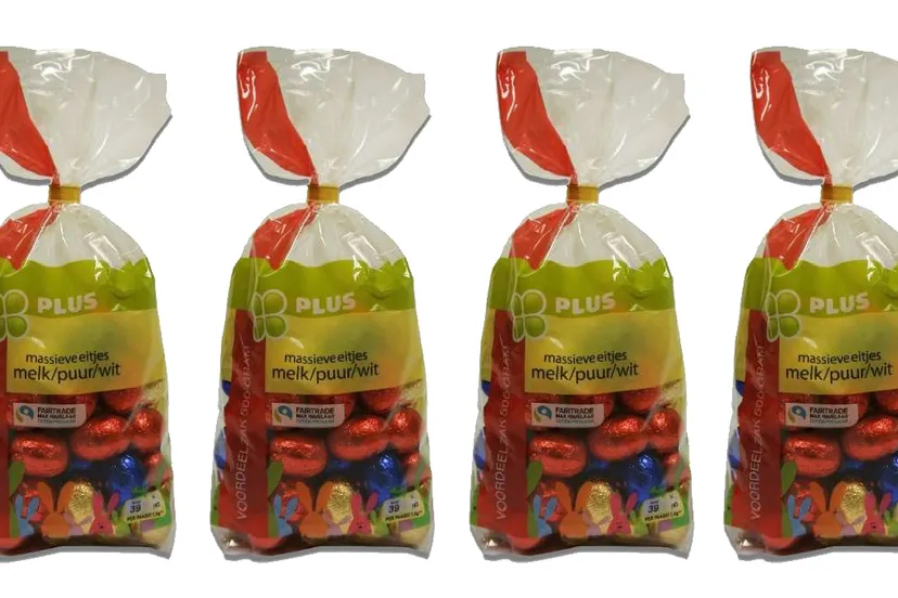 waarschuwing paaseitjes plus