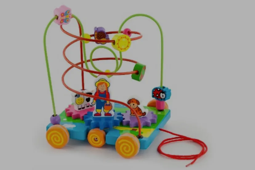 waarschuwing trekfiguur kralenframe boerderij merk viga