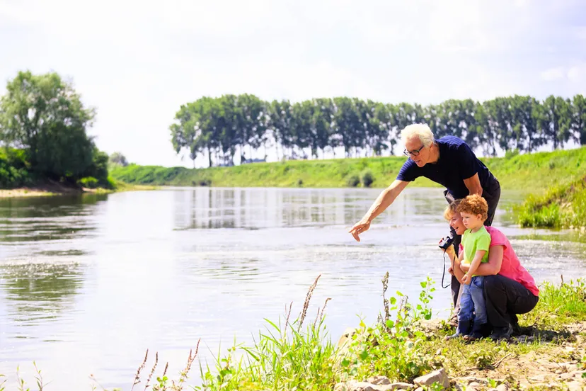 wandelkaart grensmaasvallei