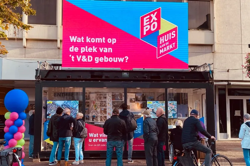 wat komt er op de plek van het vd gebouw