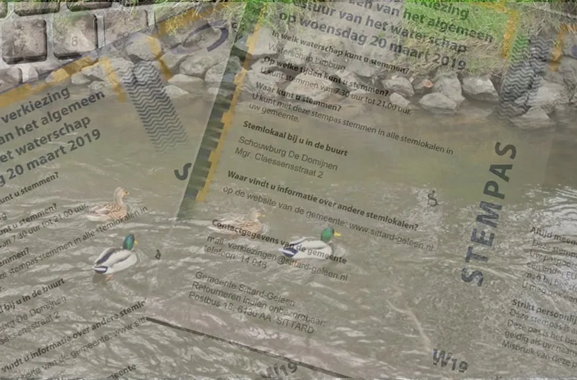 water eendjes stempas waterschapsverkiezingen
