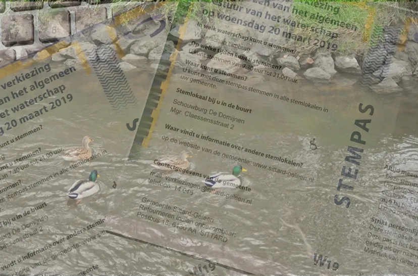 water eendjes stempas waterschapsverkiezingen
