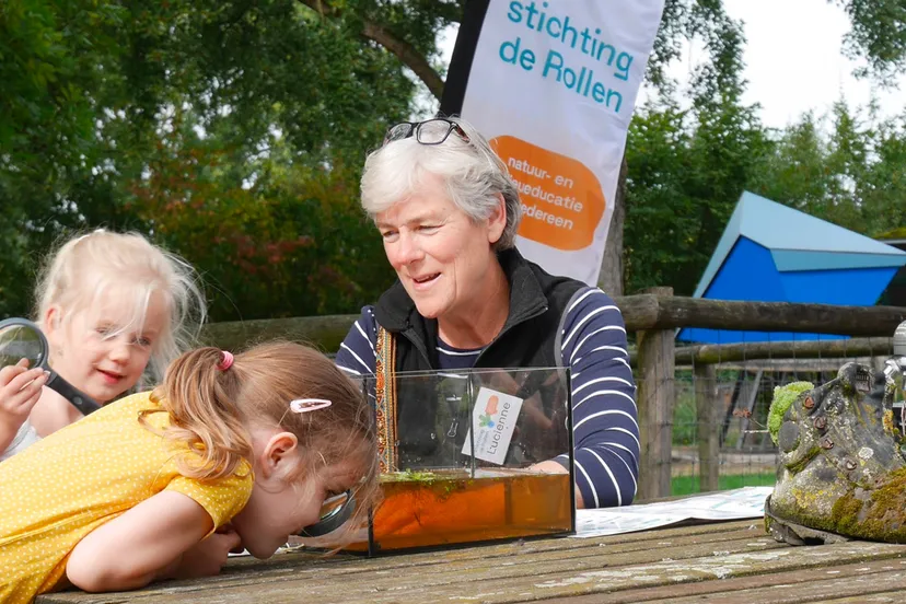 waterdiertjes bestuderen op werelddierendag de rollen