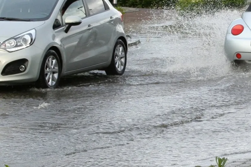 wateroverlast na hevige regenval