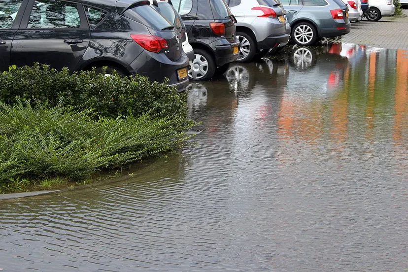 wateroverlast na stortbui