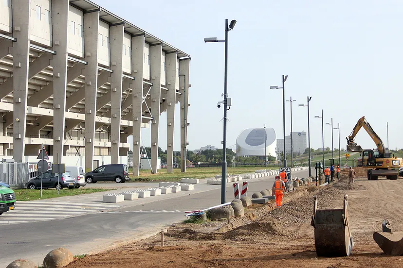 werkzaamheden oostzijde stadion fortuna sittard